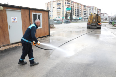 Battalgazi de cadde ve sokaklar temizlendi