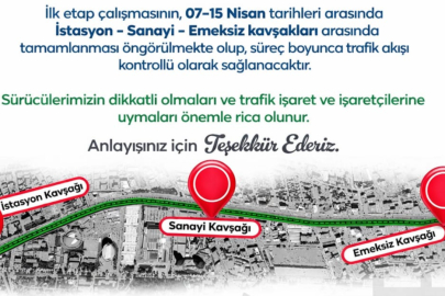 Çevre Yolunun Yan Yolları ulaşıma kapanıyor