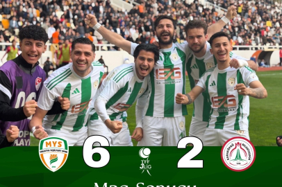 Yeşilyurtspor, Karaköprüspor'u Dağıttı: 6-2