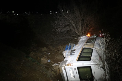 Maden İşçileri Servisi Şarampole yuvarlandı; 2 Ölü