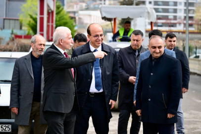 Geçit, Tecde de yapılan yol yenileme çalışmalarını İnceledi