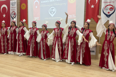 Kırgız öğrenciler Doğanşehir'de