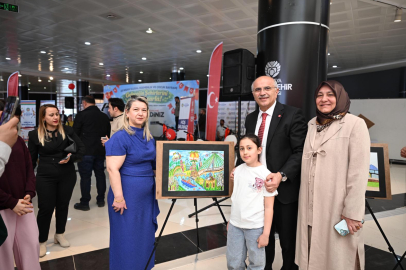 'Akıllı ve sıfır atık şehirler' temalı resim yarışması ödül töreni