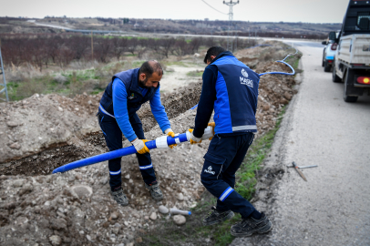Yazıhan Boyaca köyüne içme suyu hattı döşendi