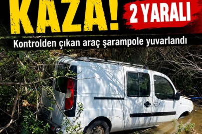 Doğanşehir Kaza 2 Yaralı