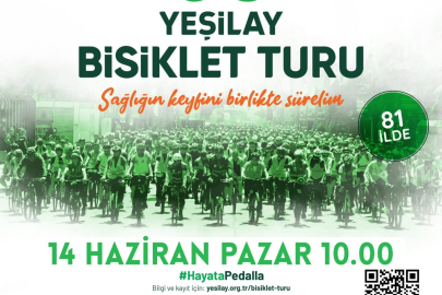 13. Yeşilay Bisiklet Turu, 14 Haziran'da yapılacak