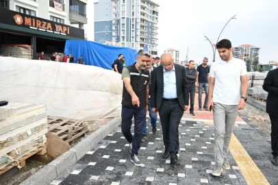 Yüzakı Caddesinde çalışmalar devam ediyor