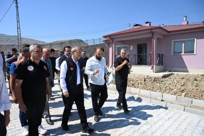 Malatya Valisi Yavuz Kale de incelemelerde bulundu