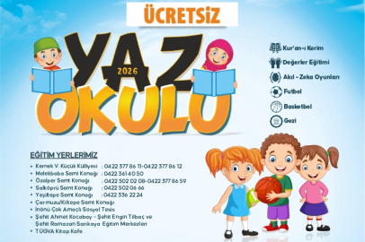 Büyükşehir Belediyesi yaz okulları açıyor