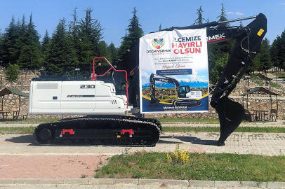 Doğanşehir Belediyesine Bakanlıktan İş Makinesi geldi