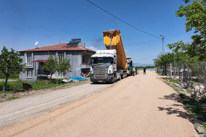 Malatya da Samanköy'ün yolu asfaltlandı