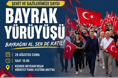 İYİ Parti Malatya da 'Bayrak Yürüyüşü' düzenliyor