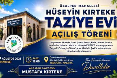 Özalper mahallesinde taziye evi açılıyor