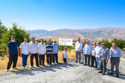 Pütürge de yol açma çalışmaları devam ediyor
