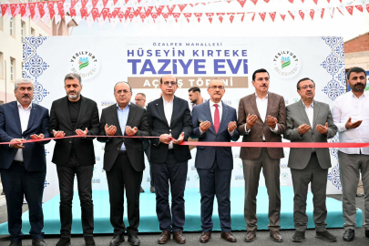Özalper'de Hüseyin Kırteke Taziye Evi açıldı
