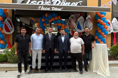 Mahmut Boyraz’dan yeni işletmeye hayırlı olsun ziyareti