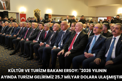 Ersoy: 2026 Yılının İlk 6 Ayında Turizm Gelirimiz 25.7 Milyar Dolara Ulaştı