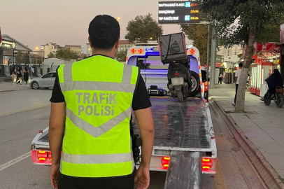 Araca saldıran Motosiklet sürücüsüne ceza