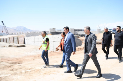 Tüfenkci, Malatya Çevre Yolu Projesi'ni inceledi