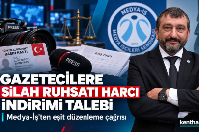 Medya-İş’ten Gazeteciler İçin Silah Ruhsatı Harcı Çağrısı