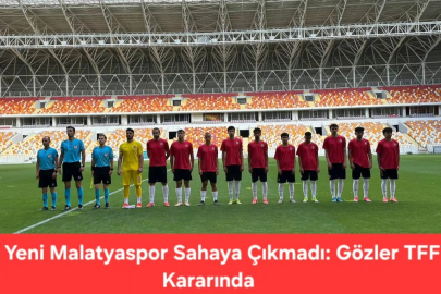 Yeni Malatyaspor sahaya çıkmadı