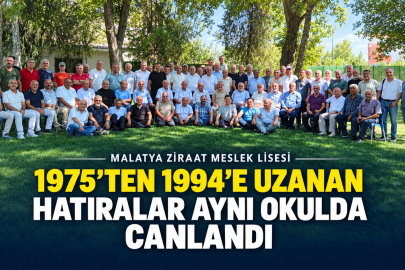 1975’TEN 1994’E UZANAN HATIRALAR AYNI OKULDA CANLANDI
