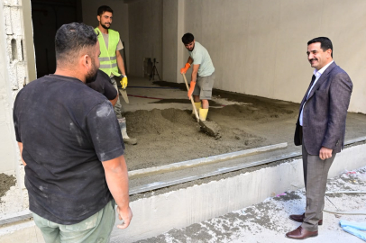Başkan Taşkın, yeni yapılan konut ve işyerlerini gezdi