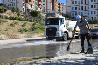 Battalgazi de temizlik çalışması devam ediyor