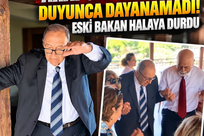 Eski Bakan Arapgir de halaya durdu