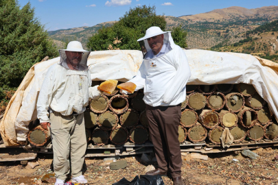 Pütürge de karakovanlar bal ile doldu
