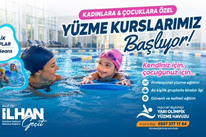 Yeşilyurt'ta yüzme kursları açılıyor