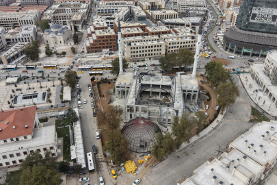 Söğütlü Camii de kaba inşaat tamamlandı