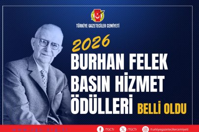 TGC 44. Burhan Felek Basın Hizmet Ödülleri açıklandı